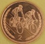 WYSPA MAN 1997 Rowerzyści 2 pensy RDM 
