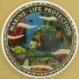 PALAU 2001 Marine Life Protection efekt pryzmatu 5 dolarów Ag 