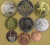MALAWI Zestaw 9 monet z dwoma biemtalami 
