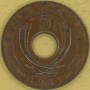 AFRYKA WSCHODNIA 1941 Obiegowy 5 centów I 