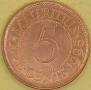 MAURITIUS 1995 Obiegowe 5 centów 