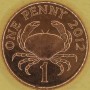 BAILIWICK OF GUERNSEY 2012 Krab 1 pens 