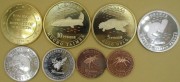 UDMURCJA 2013 Zestaw 7 monet plus żeton typ I 