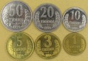 UZBEKISTAN 1994 zestaw 6 monet 