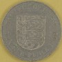 JERSEY 1980 Herb Jersey 10 pensów losowy rocznik moneta z obiegu 