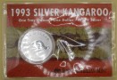 AUSTRALIA 1993 Kangur 1oz Ag 999 1 dolar w blistrze 