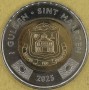SINT MAARTEN 2025 Obiegowe 1 gulden bimetal 