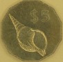 WYSPY COOKA 2003 Muszla 5 dolarów 