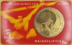 AUSTRALIA 2000 Sydney 2000 Podnoszenie ciężarów 5 dolarów w blistrze 