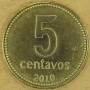 ARGENTYNA 2010 Obiegowe 5 centavos 