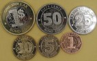 ZIMBABWE 2017 Zestaw 6 monet 2014 2017 1 cent do bond dolar 