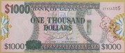 GUJANA 2019 Banknot obiegowy 1000 dolarów bez daty 