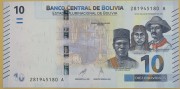 BOLIWIA 2024 Banknot obiegowy 10 bolivianos 
