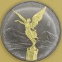 MEKSYK 2015 Golden Enigma Libertad 1 oz 999 silver pokryta rutenem 