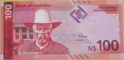 NAMIBIA 2025 Banknot obiegowy 100 dolarów 