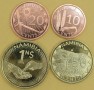 NAMIBIA 2025 Zestaw 4 monet 10 centów do 1 dolar 