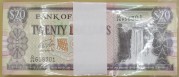 GUJANA 2018 PACZKA bankowa (100szt) obiegowy 20 dolarów TDLR 