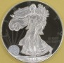 USA 2016 Crystal black Walking Liberty 1 dolar 