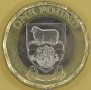 FALKLANDY WYSPY 2021 Herb 1 funt bimetal 