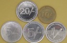 SOMALILAND 2005 Zestaw 5 monet 1 do 20 szylingów 1994 do 2005 
