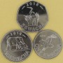 MALAWI 2018 Zestaw 3 monet 1 do 10 kwacha 