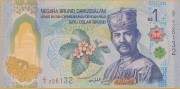 BRUNEI 2024 Banknot 1 dollar 