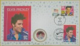 USA 2002 Elvis Presley typ I na monecie 25 centów Tennessee 