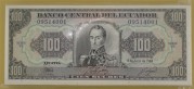EKWADOR 1988 PACZKA BANKOWA (100sz) 100 sucres 