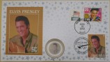 USA 2002 Elvis Presley typ IV na monecie 25 centów Tennessee 