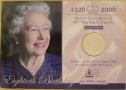 WIELKA BRYTANIA 2006 Królowa Elżbieta II 80 urodziny 5 funtów 