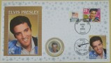USA 2002 Elvis Presley typ VI na monecie 25 centów Tennessee 