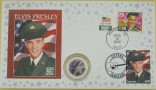 USA 2002 Elvis Presley typ VIII na monecie 25 centów Tennessee 