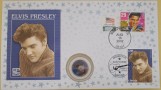 USA 2002 Elvis Presley typ XI na monecie 25 centów Tennessee 