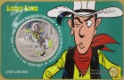 BELGIA 2024 Lucky Luke 5 euro w blistrze wersja kolorowa 