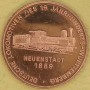 150 lat niemieckiej kolei NEUENSTADT 1889 medal