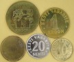 Zestaw 5 monet 10 senti do 5 krooni 1992 do 2003