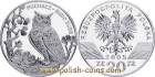 POLSKA 2005 Sowa puchacz Bubo bubo 20 złotych 