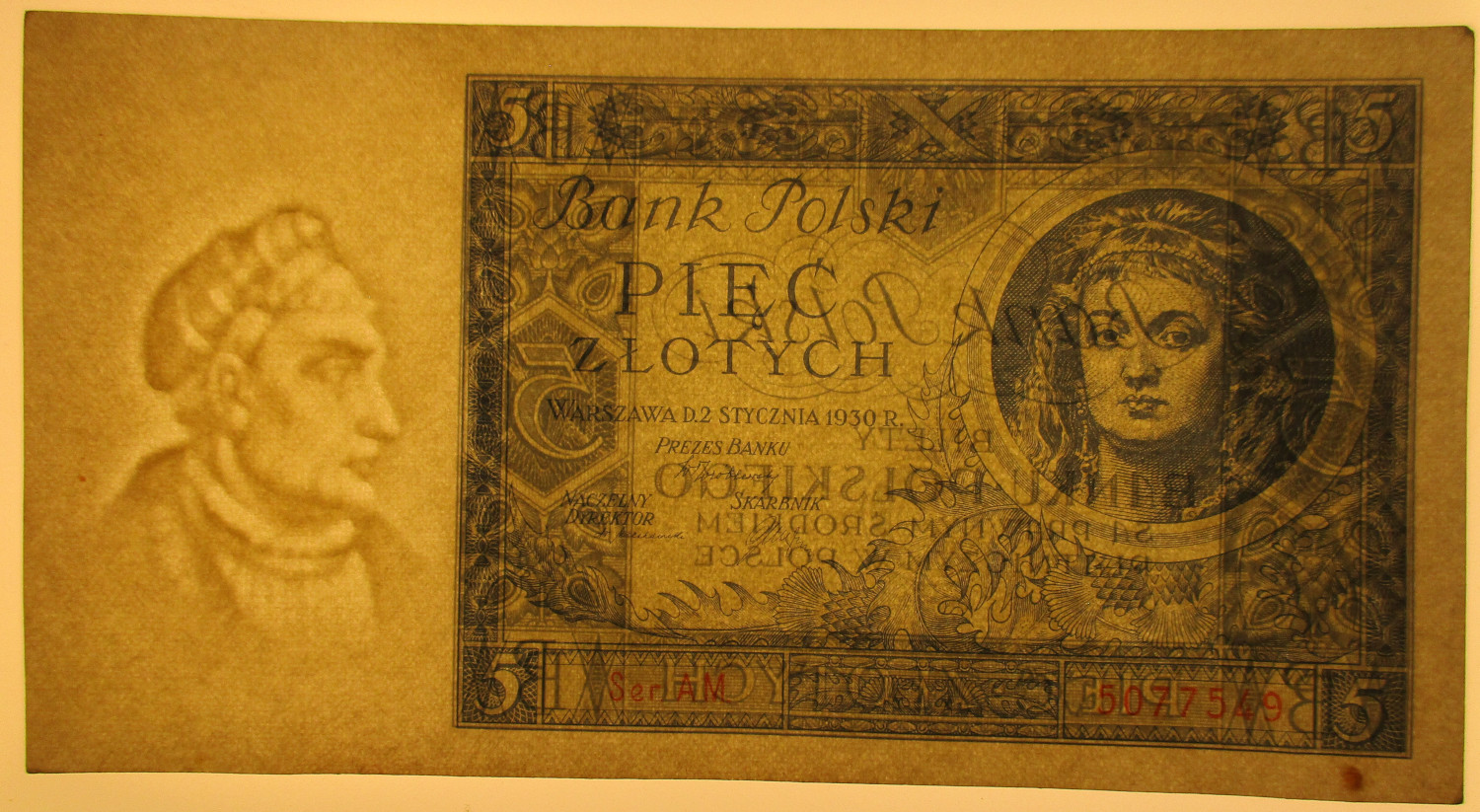 Zdjęcie do Obiegowe 5 złotych seria AM