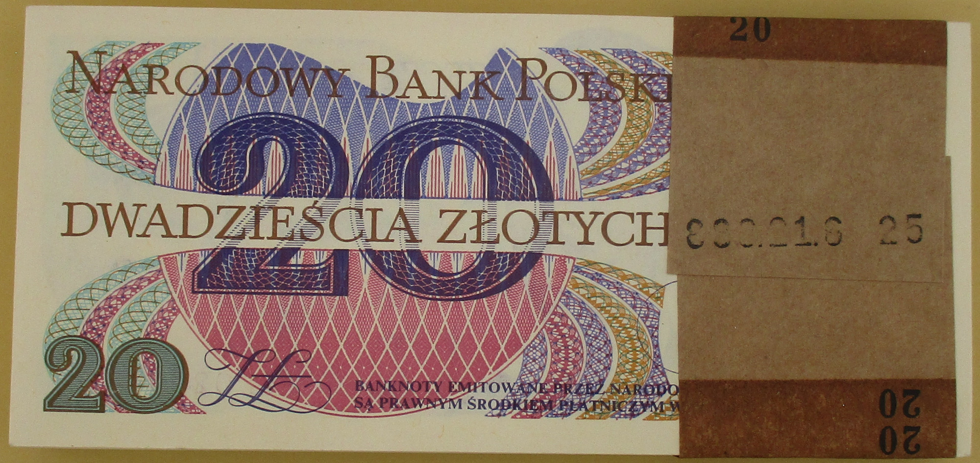 Zdjęcie do PACZKA BANKOWA (100sz) 20 zł Romuald Traugutt seria AM