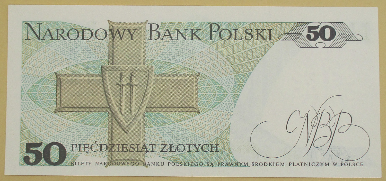 Zdjęcie do Obiegowe 50 zł Karol Świerczewski seria GW